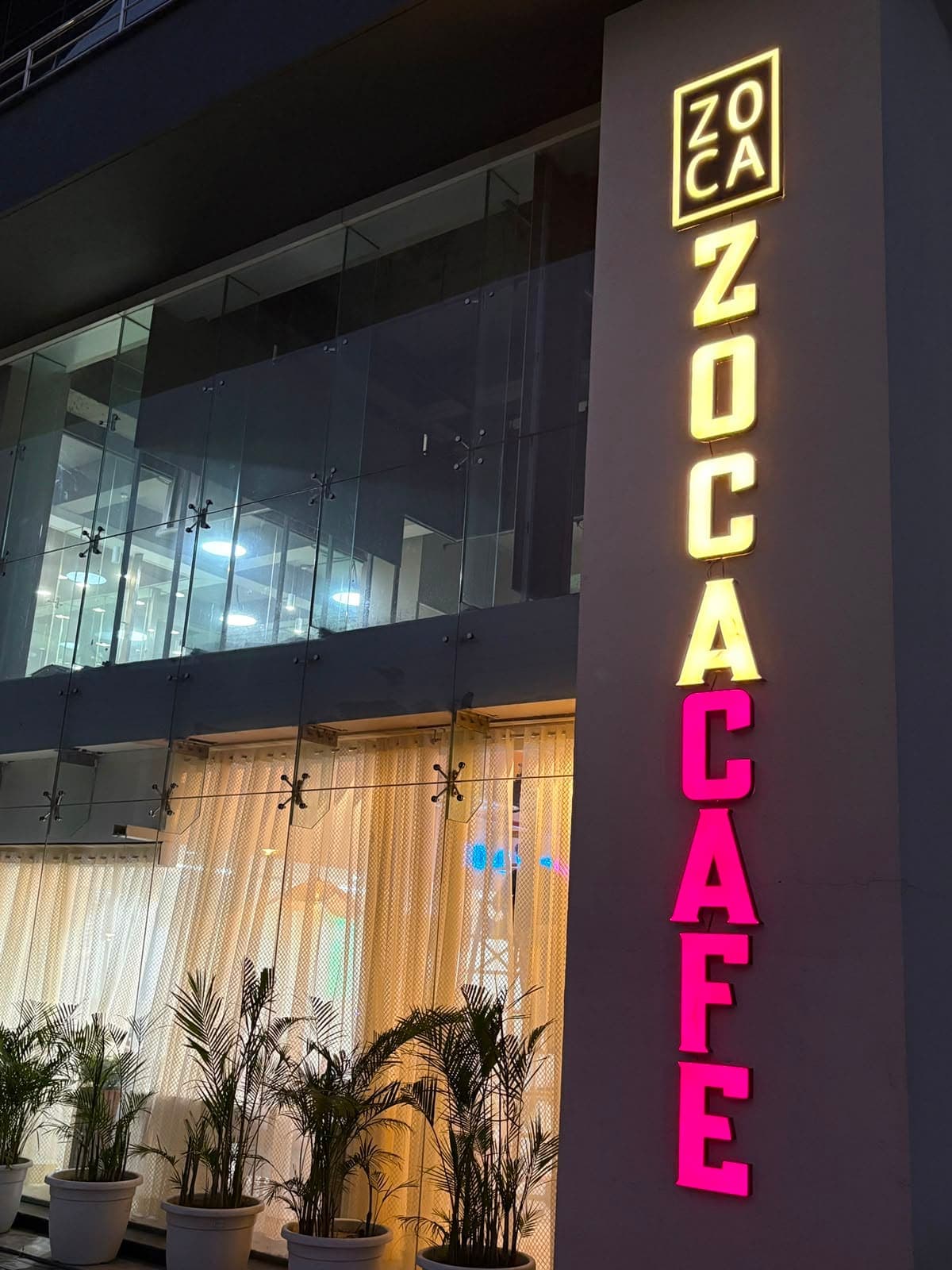 Storefront of Zoca Café Noida, Sector 126, Noida